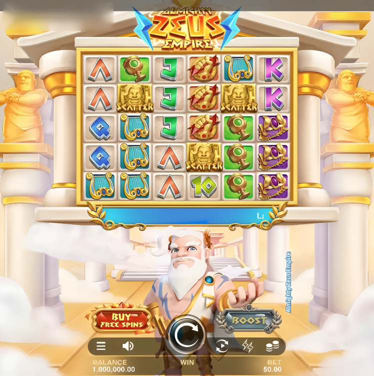 Almighty Zeus Empire: Slot Gacor dengan RTP Tinggi di Indokasino